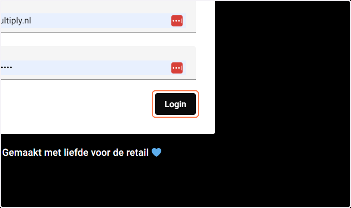 Log in op jouw account