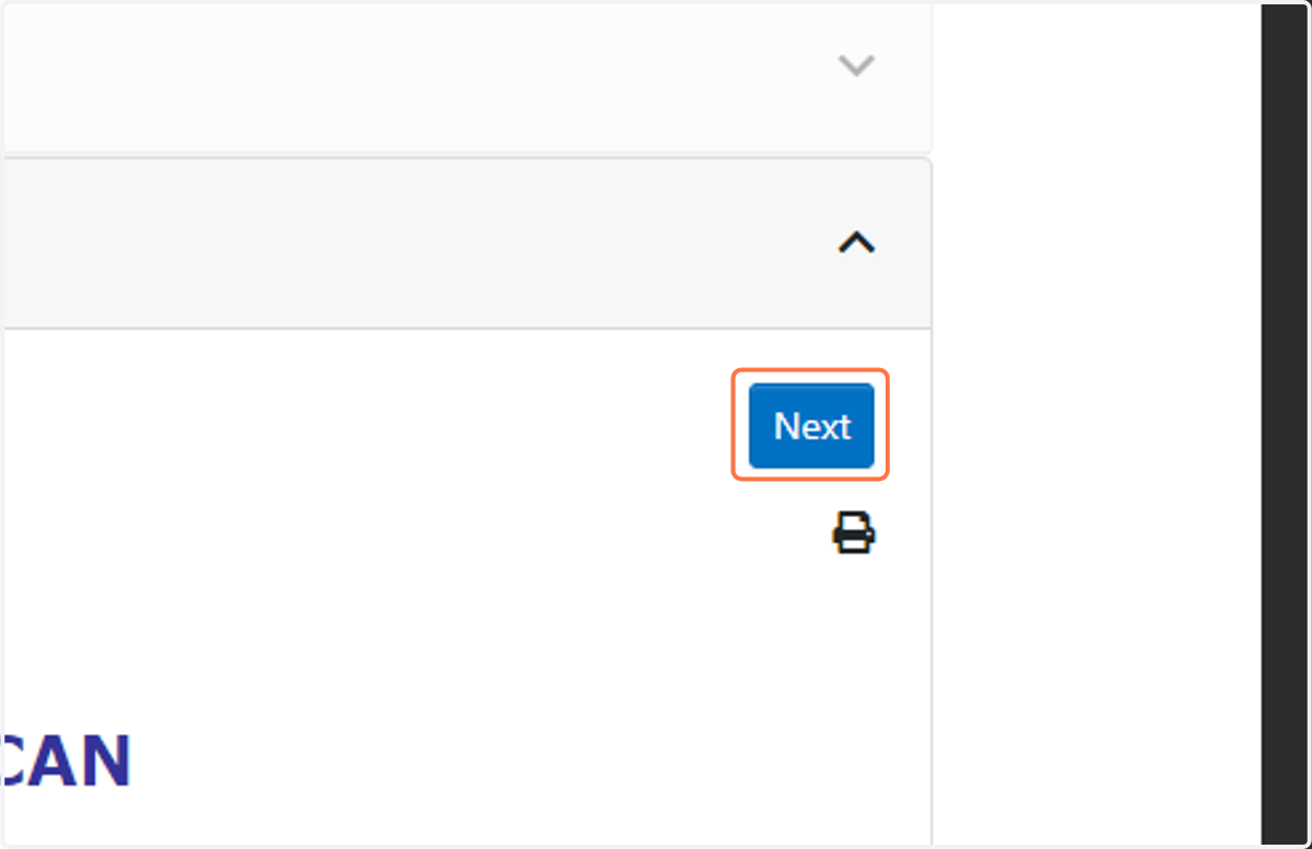 Click on Next
