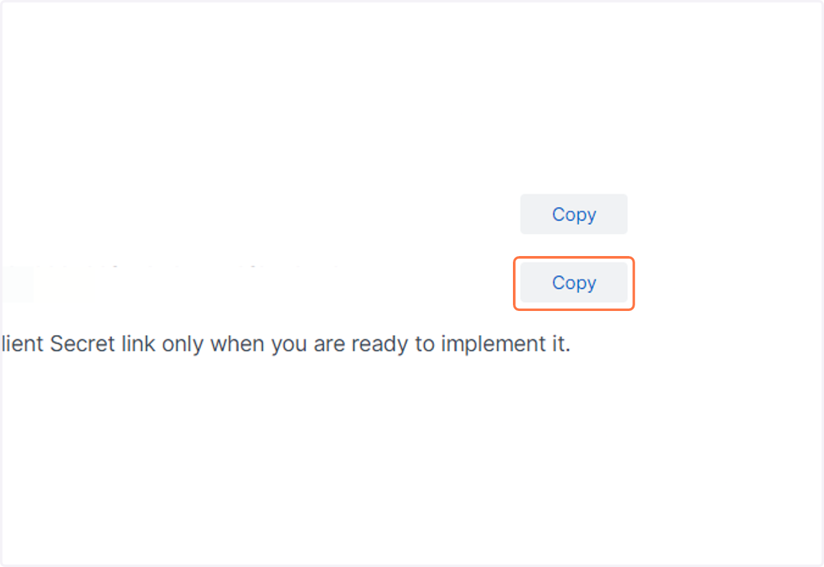 Click on Copy