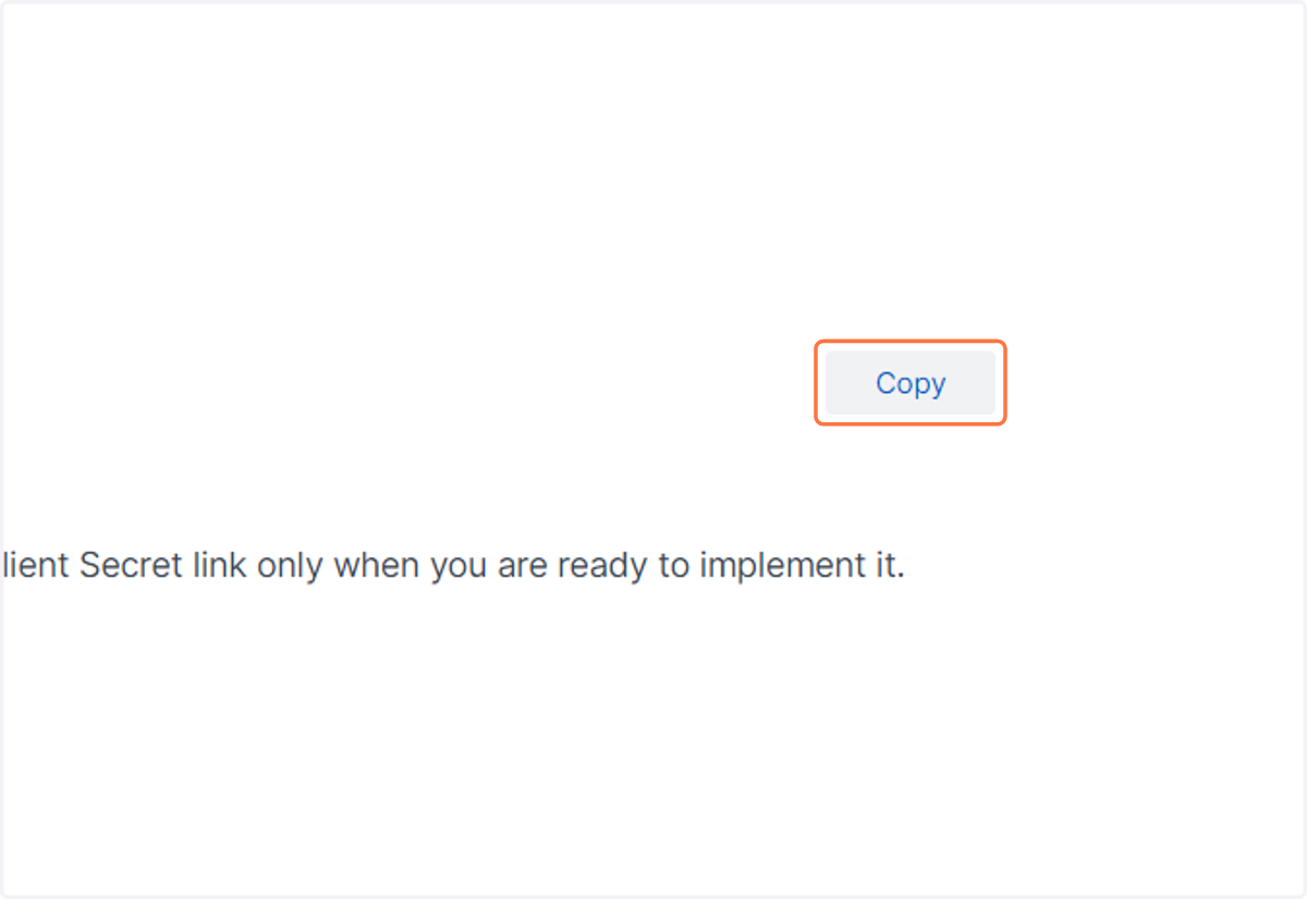 Copy the value under Client ID and leave this browser page open