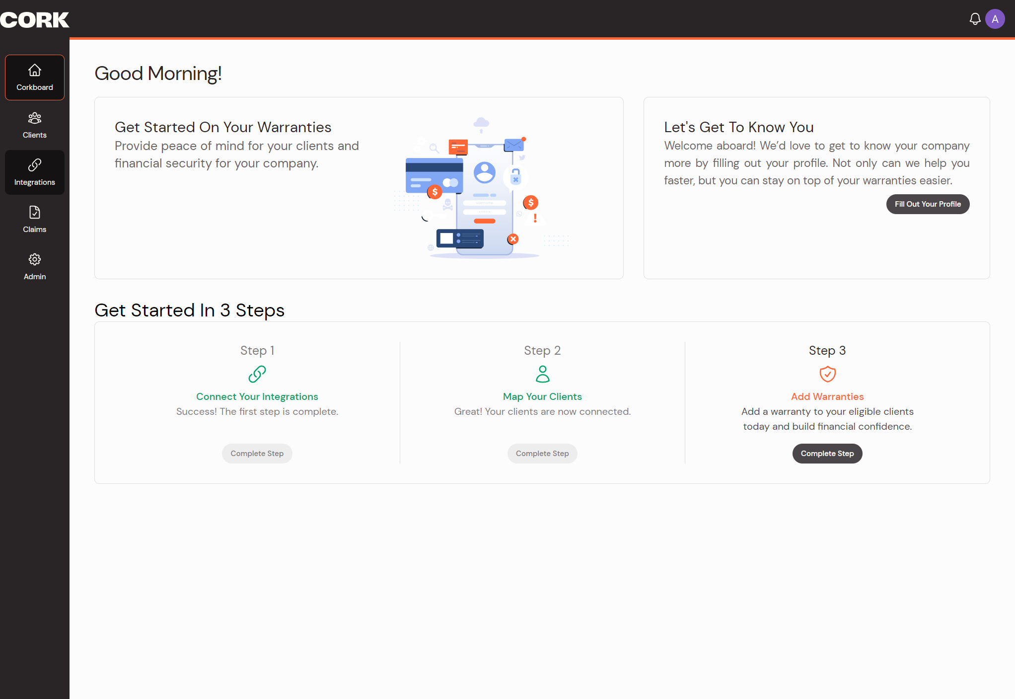 Click on Integrations