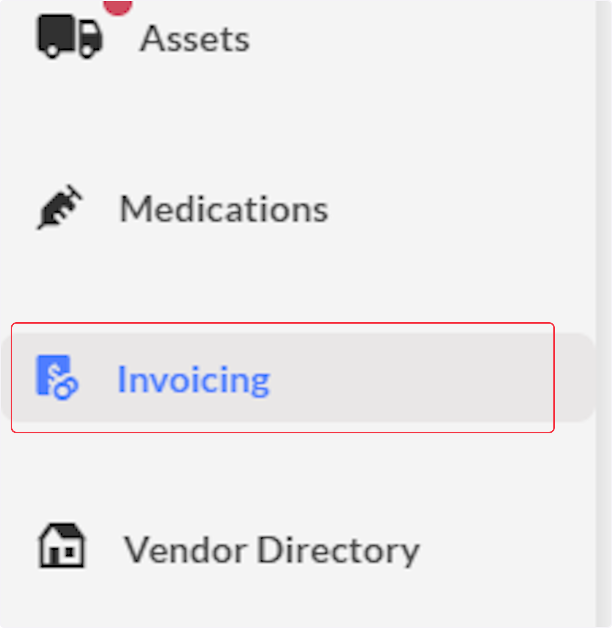 Click on Invoicing.