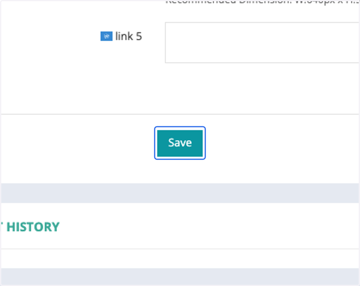 Click on Save