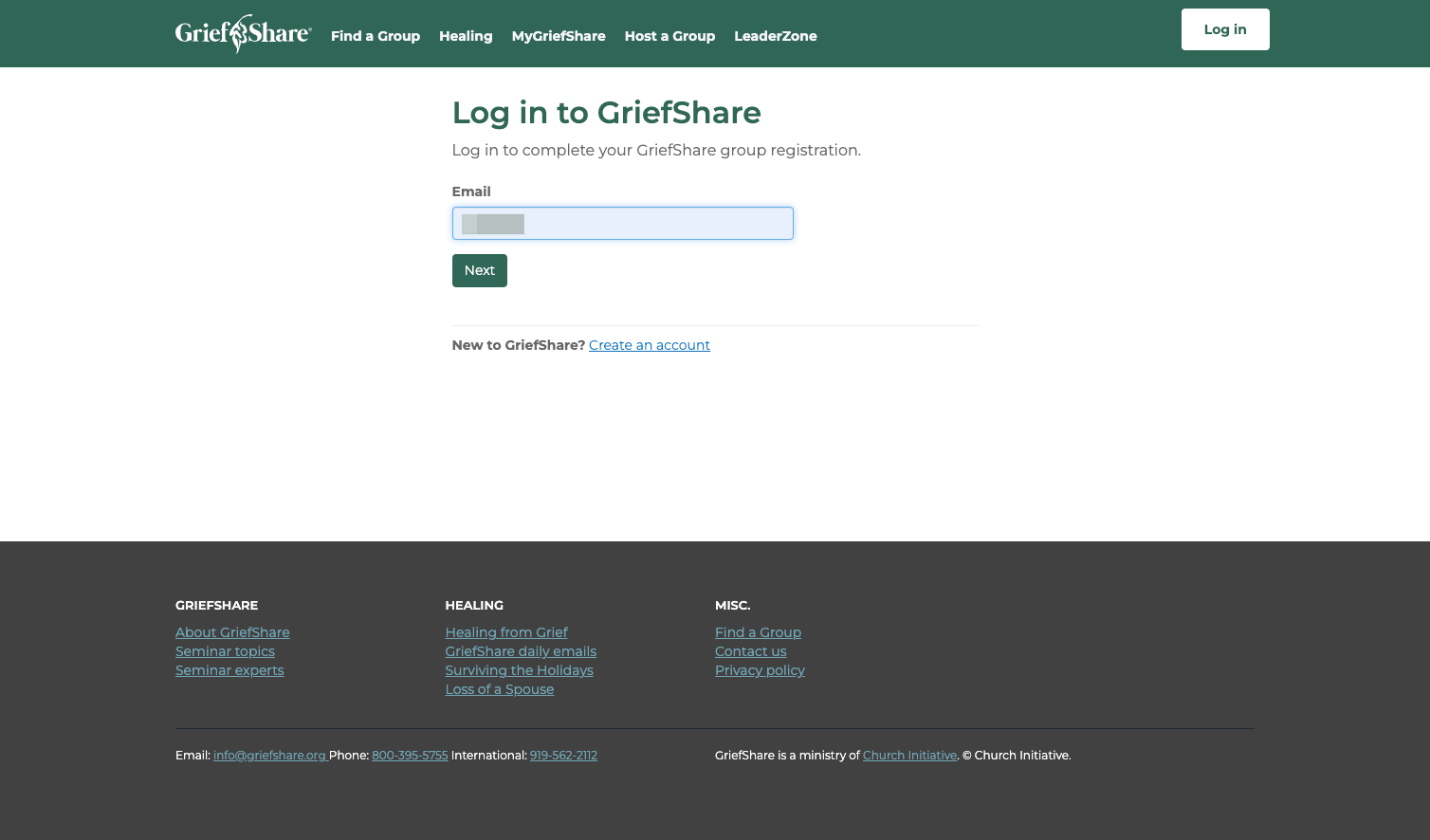Type your email address