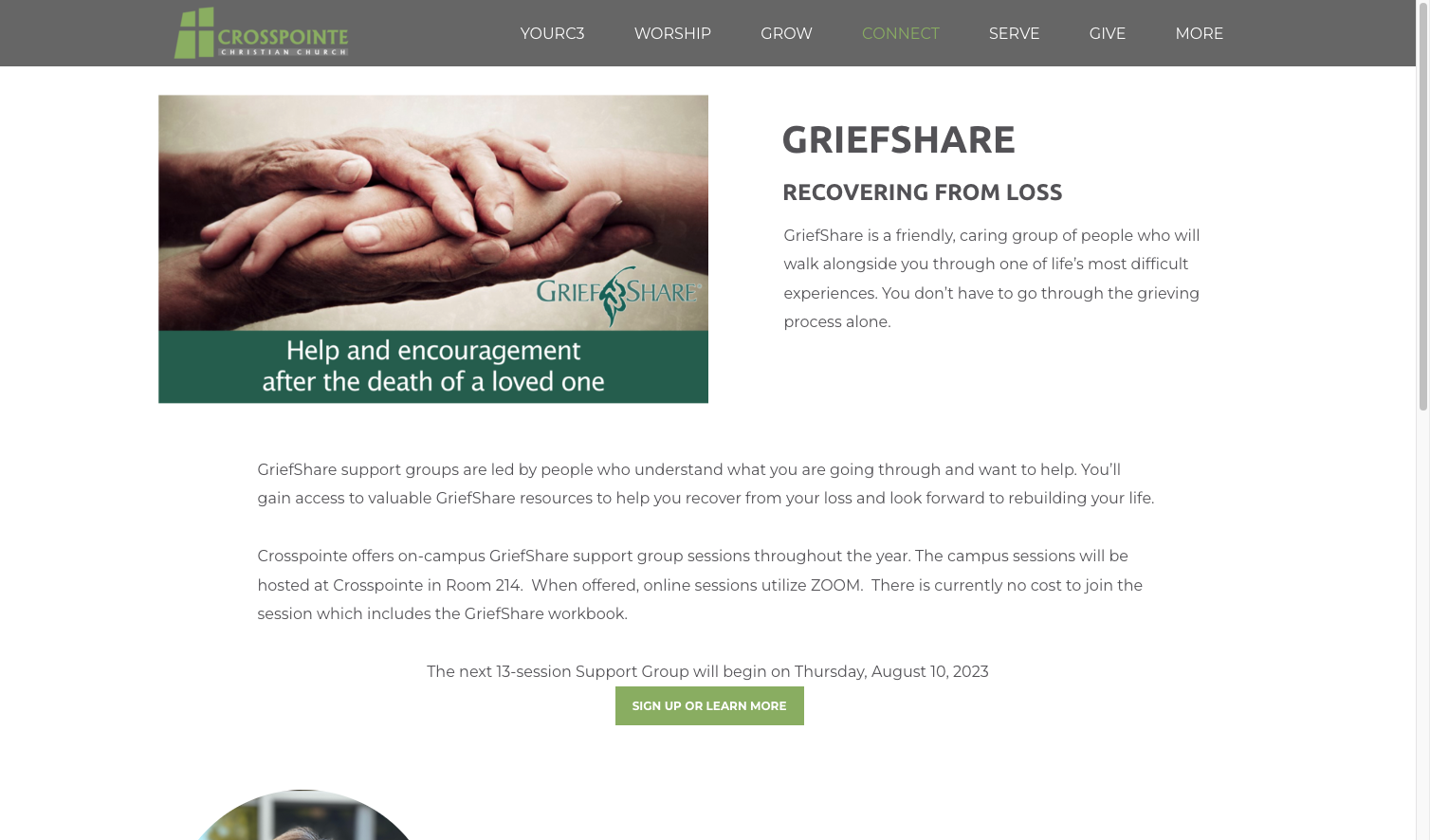 Click on SIGN UP OR LEARN MORE