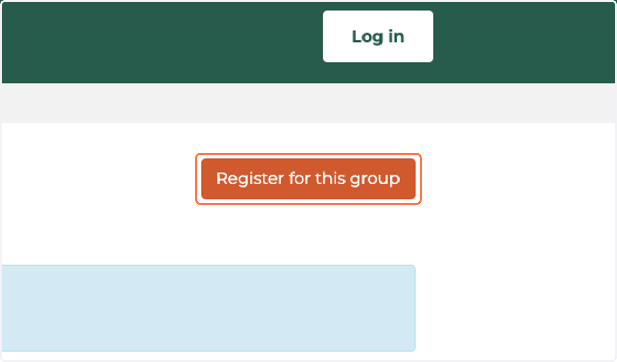 Click on Register for this group