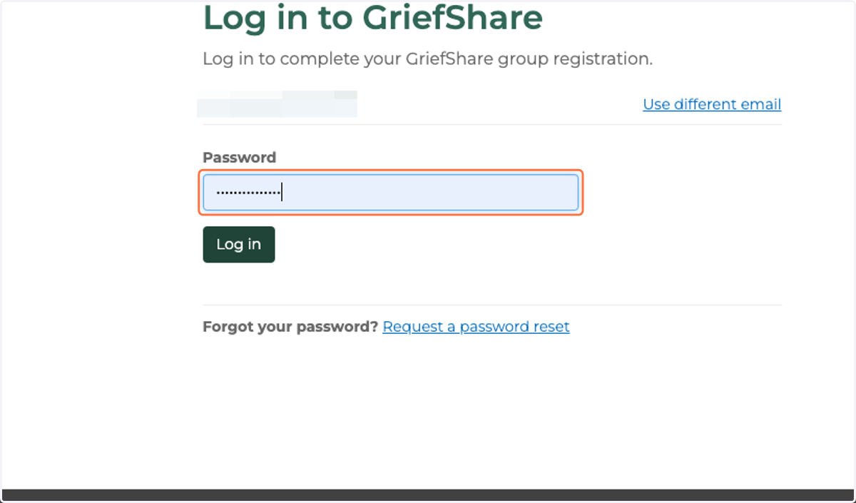 Type your password