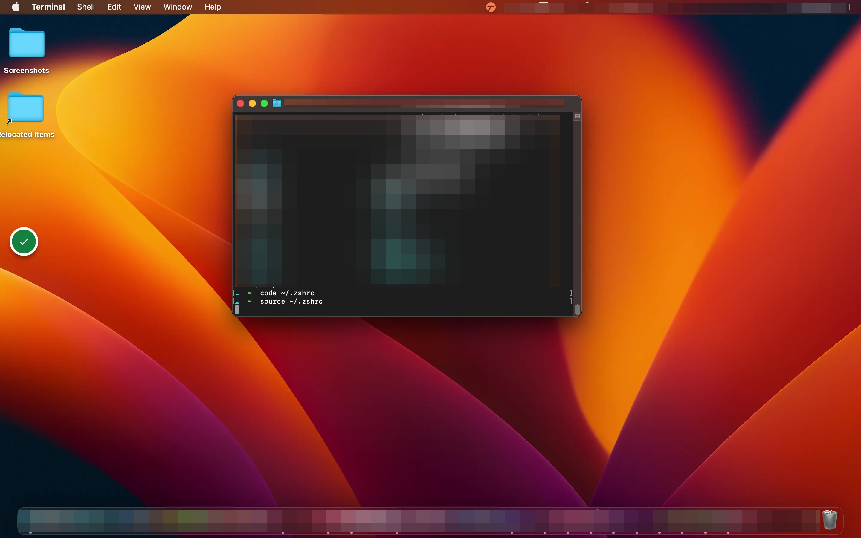 Update your terminal to use the new alias(es)