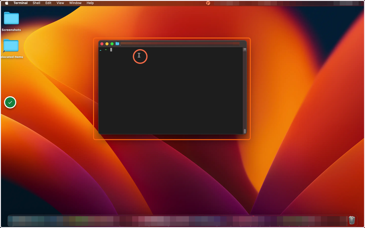 Open your terminal