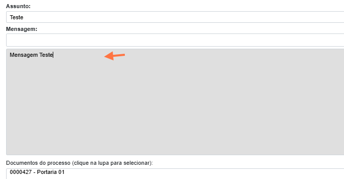 Adicionar Mensagem