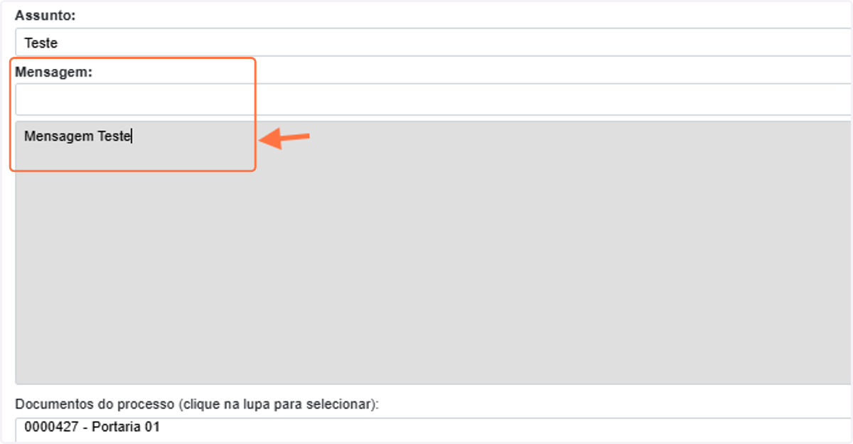 Adicionar Mensagem