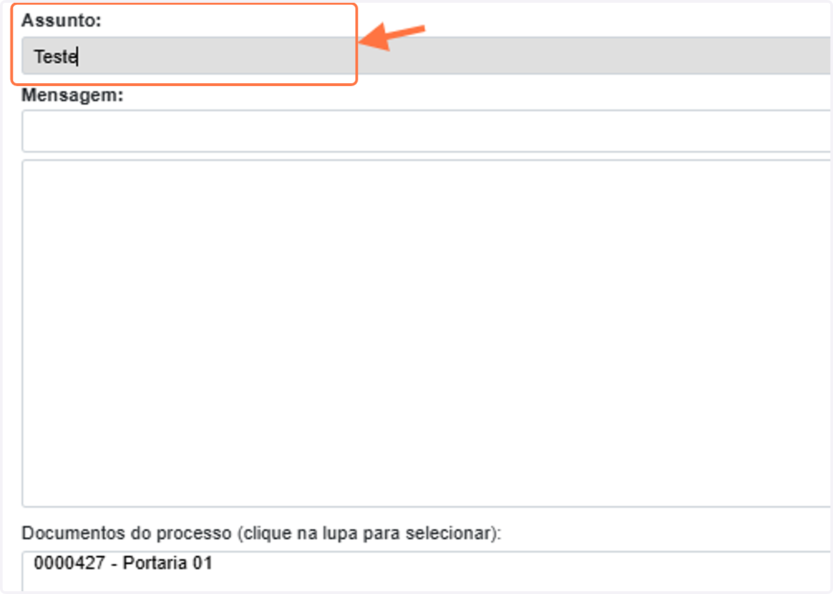 Adicionar Assunto
