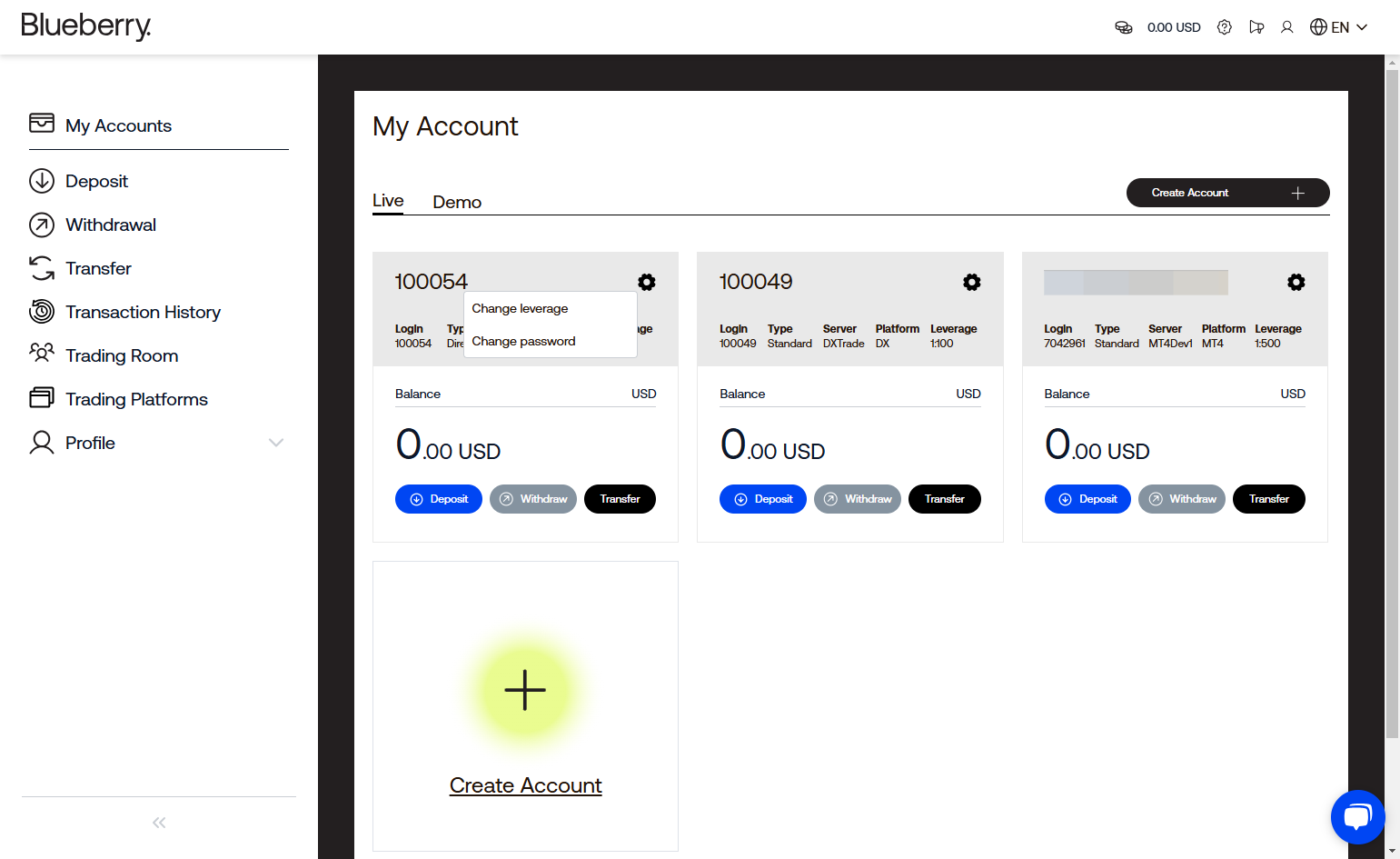 On your Client Portal Dashboard, Click on Settings (or the gear icon)