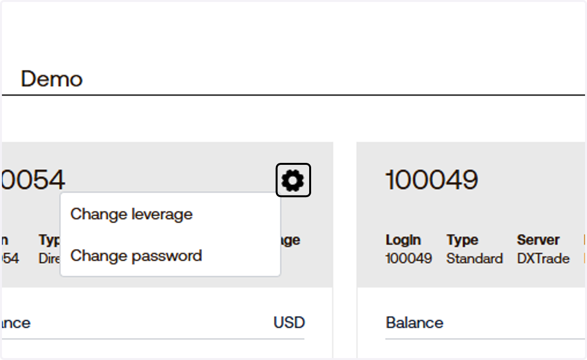 On your Client Portal Dashboard, Click on Settings (or the gear icon)