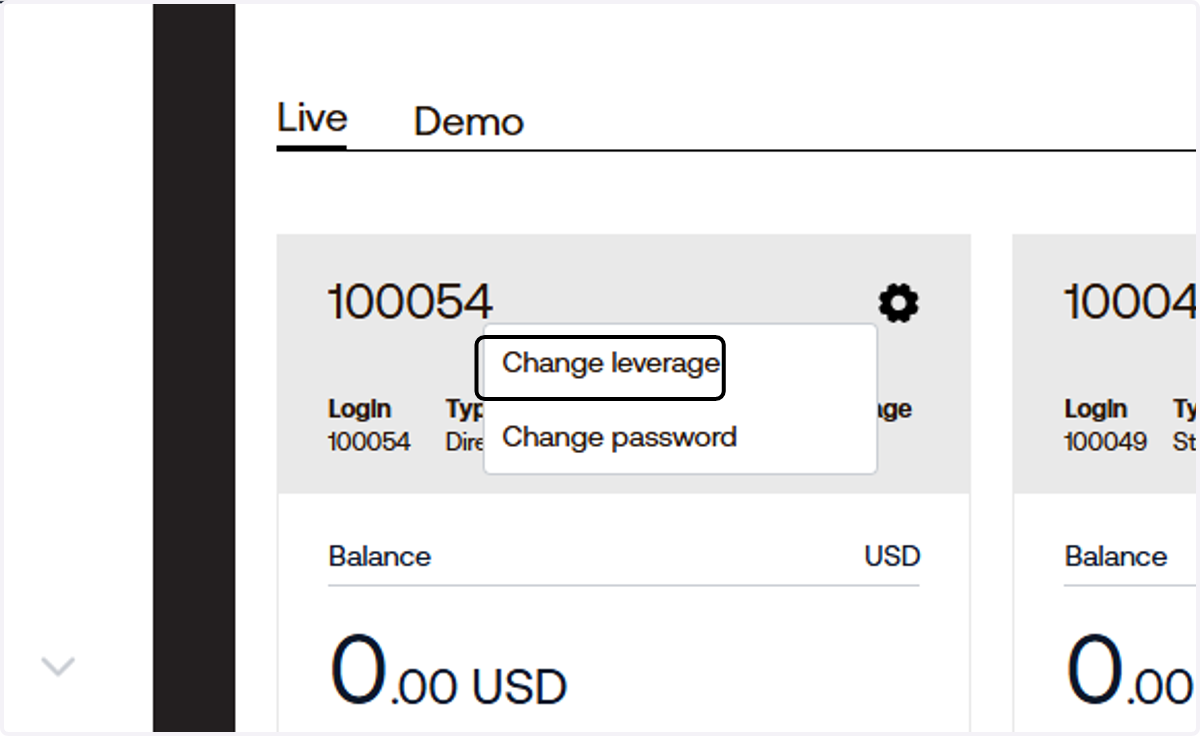 On your Client Portal Dashboard, Click on Settings (or the gear icon)