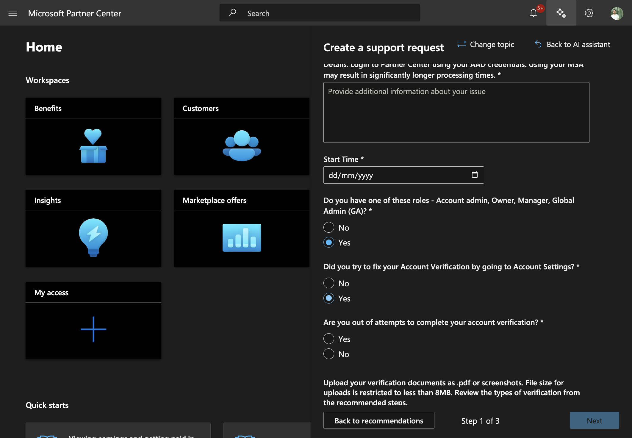 Step 13 screenshot