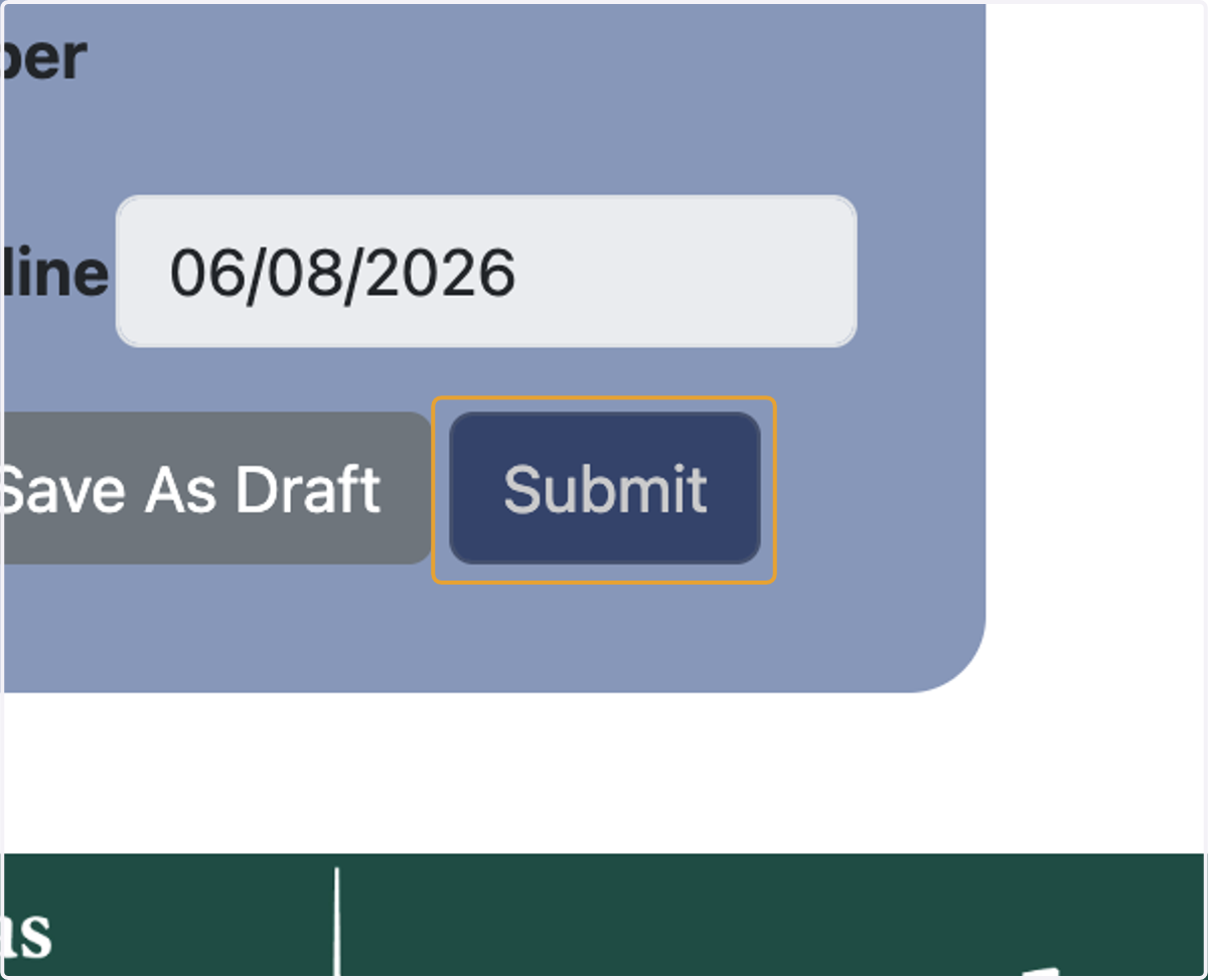 Click on Submit