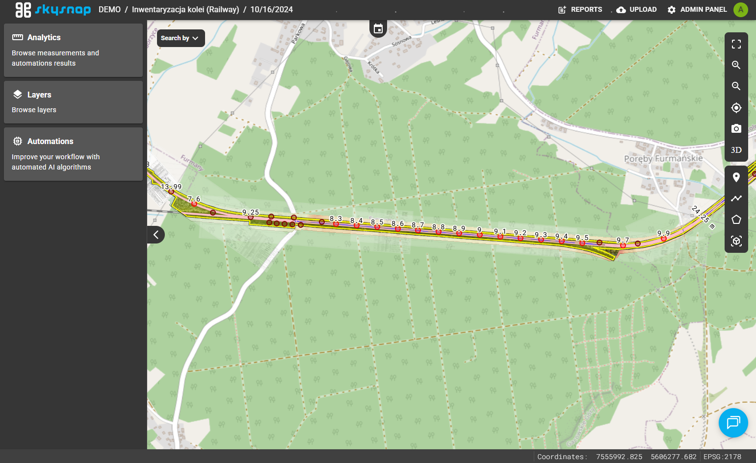 To access the data, you need to refresh the project view.