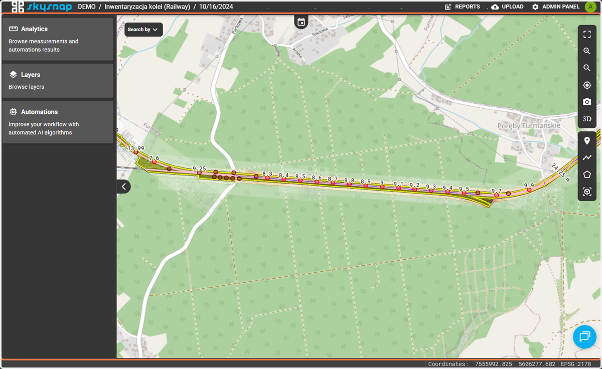 To access the data, you need to refresh the project view.