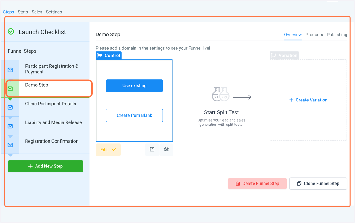 If you want to move it, click and drag the step where it belongs in your list