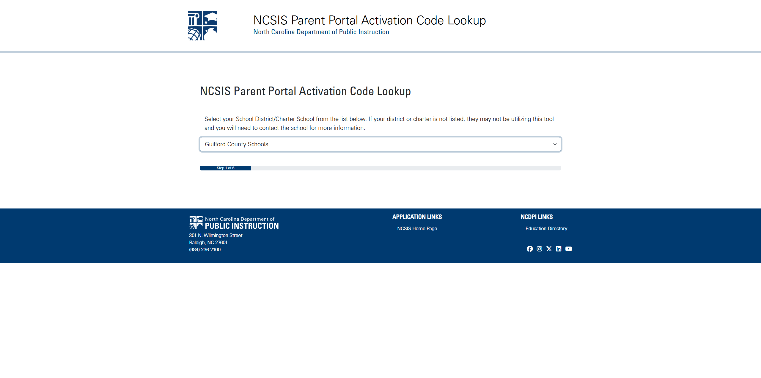 Type https://portalaccess.ncsis.gov in your Google Chrome web browser.