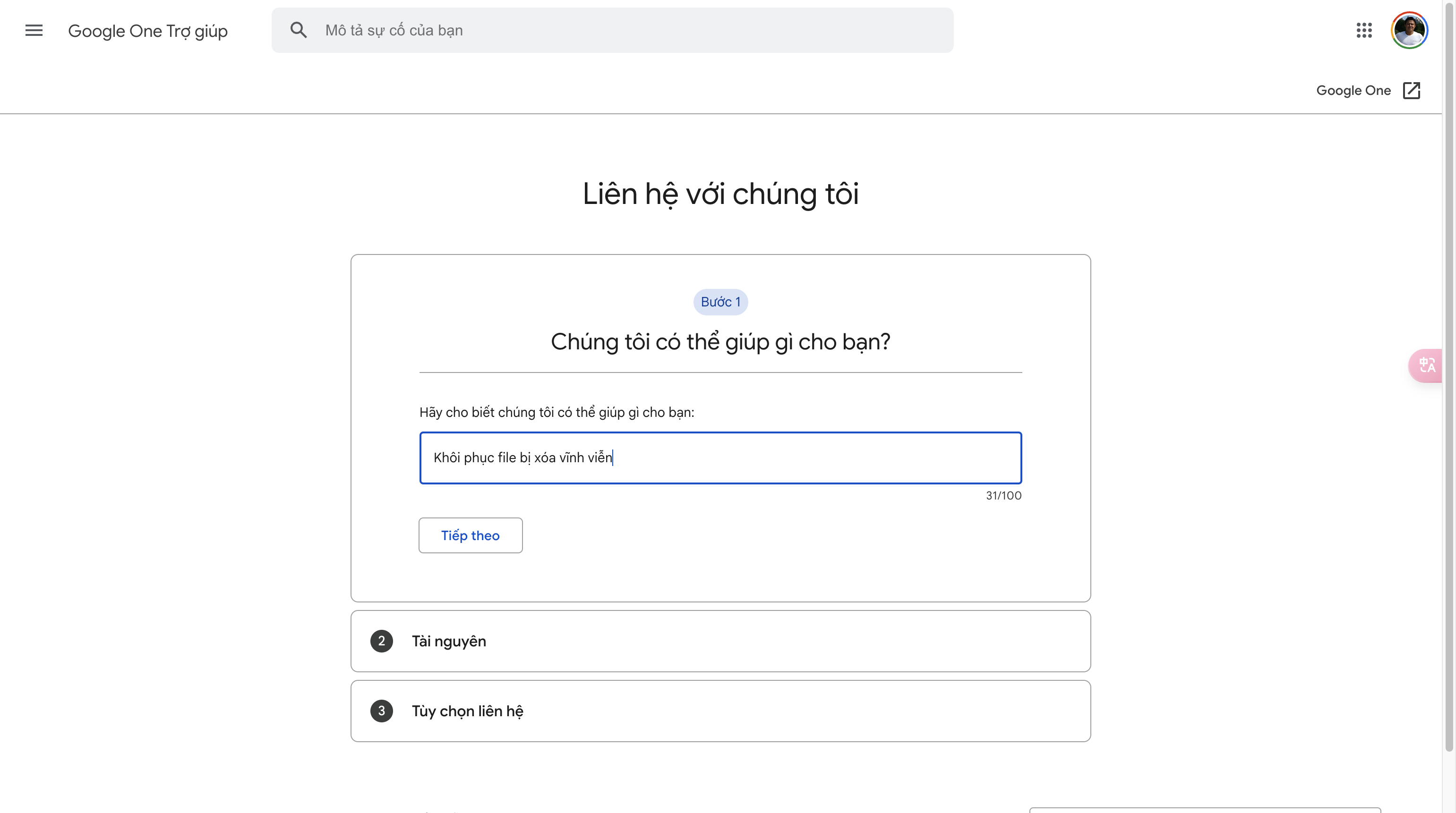 Gõ "Khôi phục file bị xóa vĩnh viễn", nhấp vào đây 👉