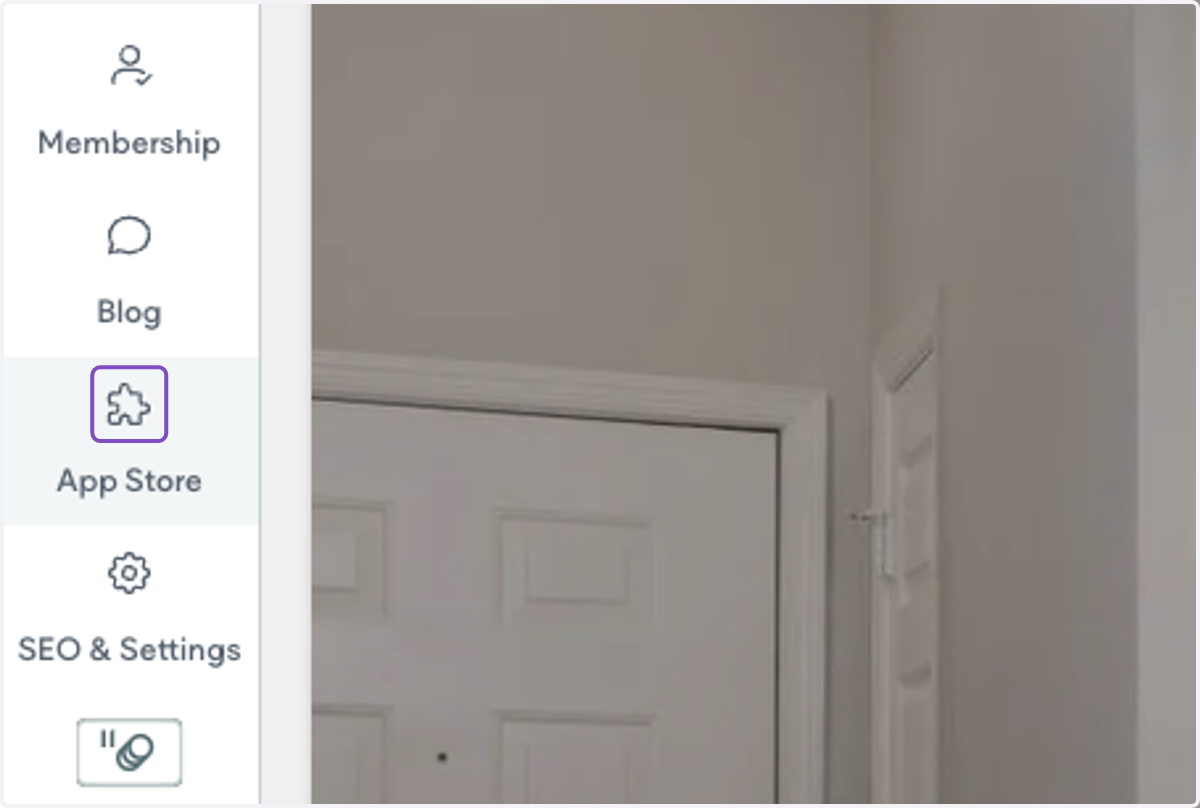 Log onto your property website and click on App Store on the left-hand menu