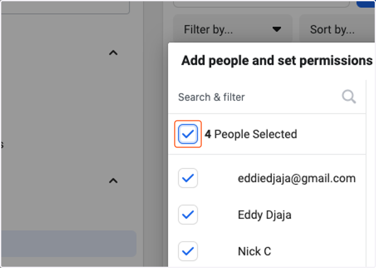 Check 4 People Selected