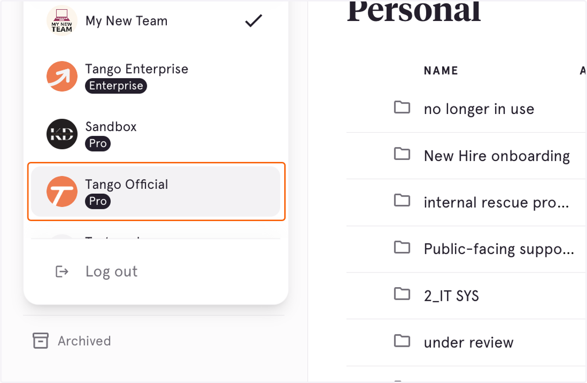 Click on the Workspace you want to invite Members to