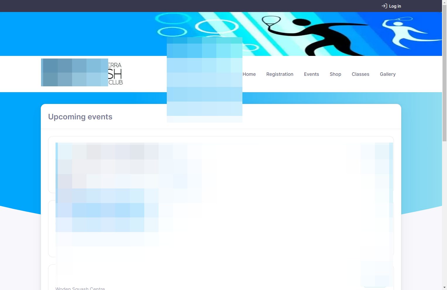 Click on Log in