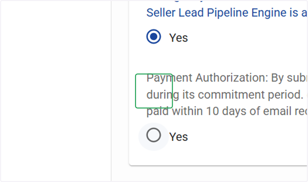 Select Yes