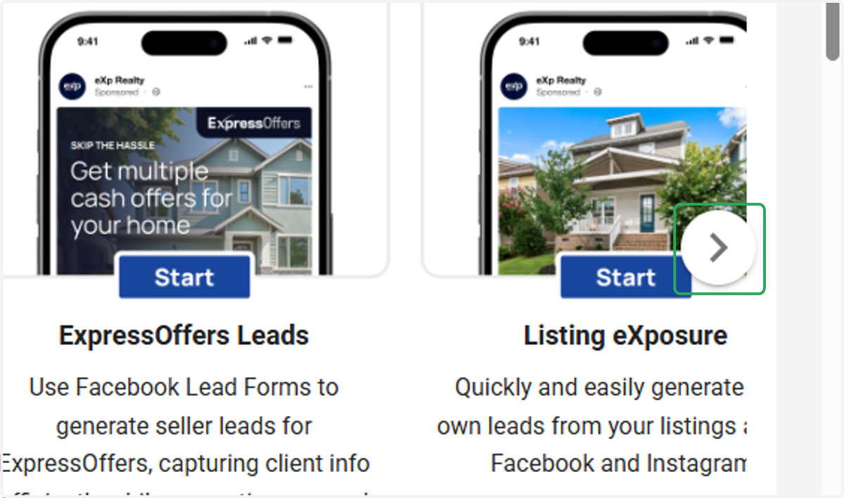 Scroll over to "Seller Lead Attract"