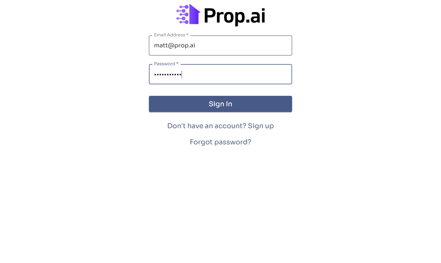 Type the same password you previously used.