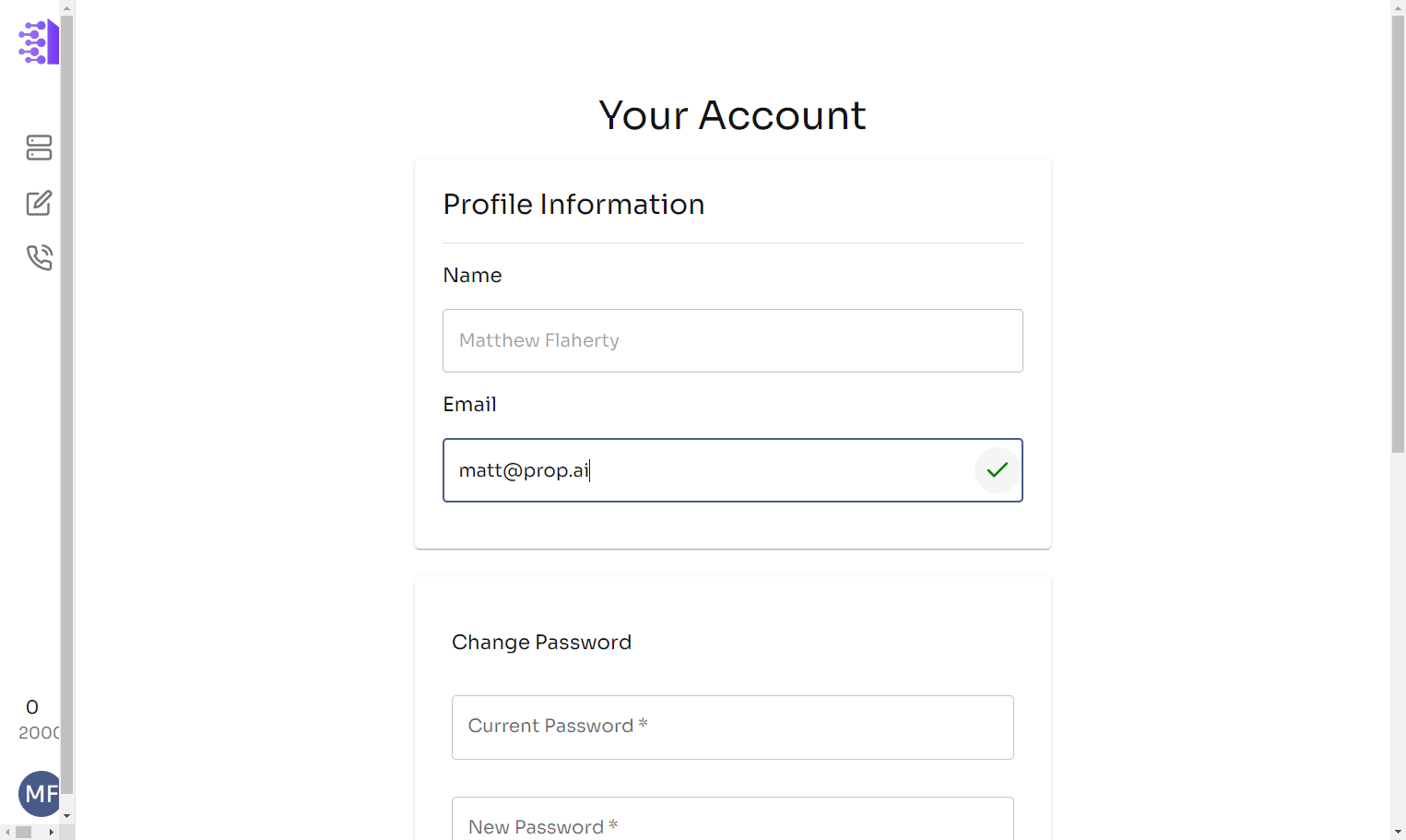 Click the green checkmark to confirm.