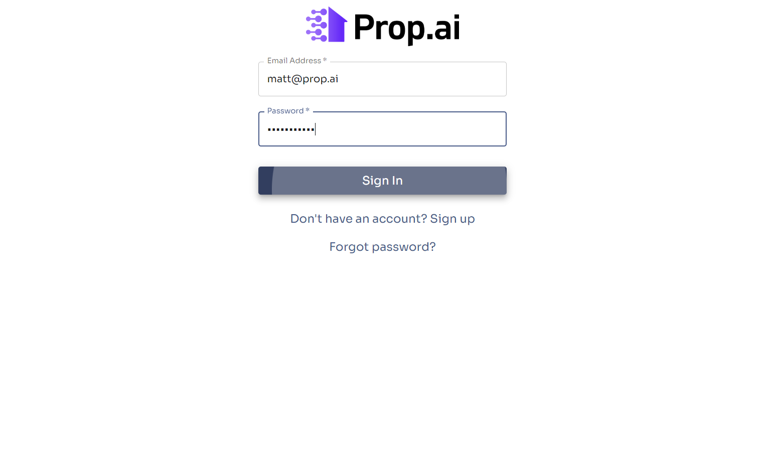 Click on Sign In!