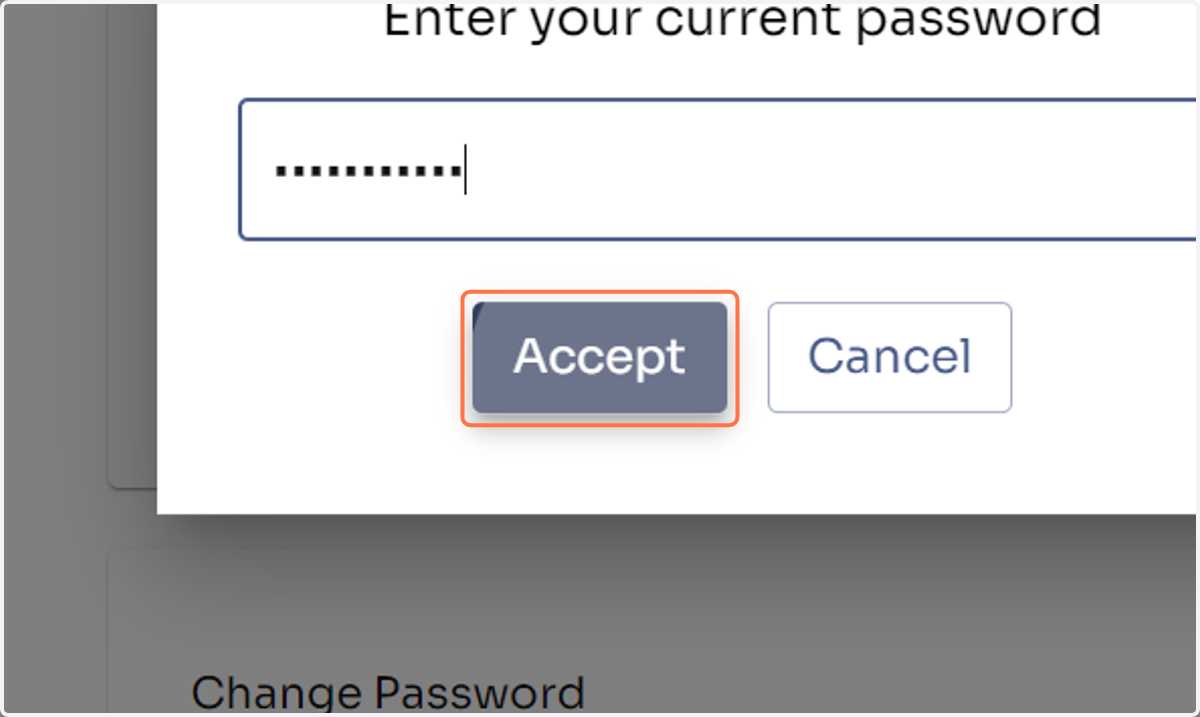 Click on Accept