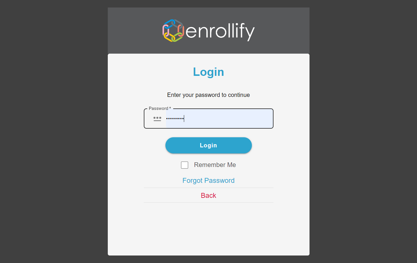 Click on Login