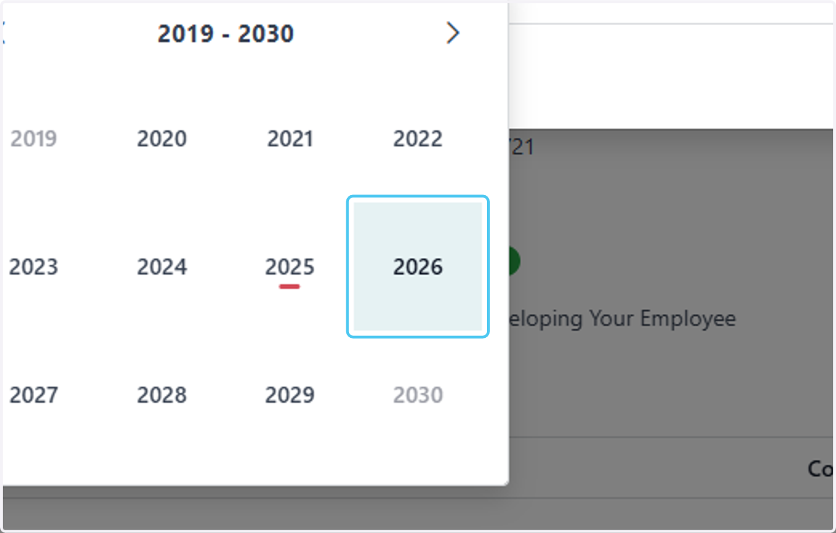 Click on 2026