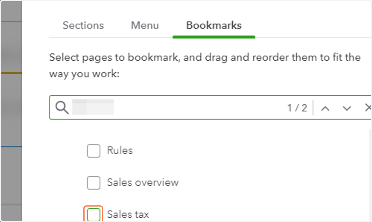 Add Items to Your Bookmarks Manually