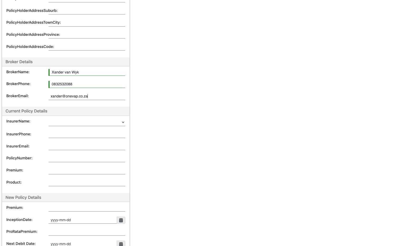 Select the Correct email