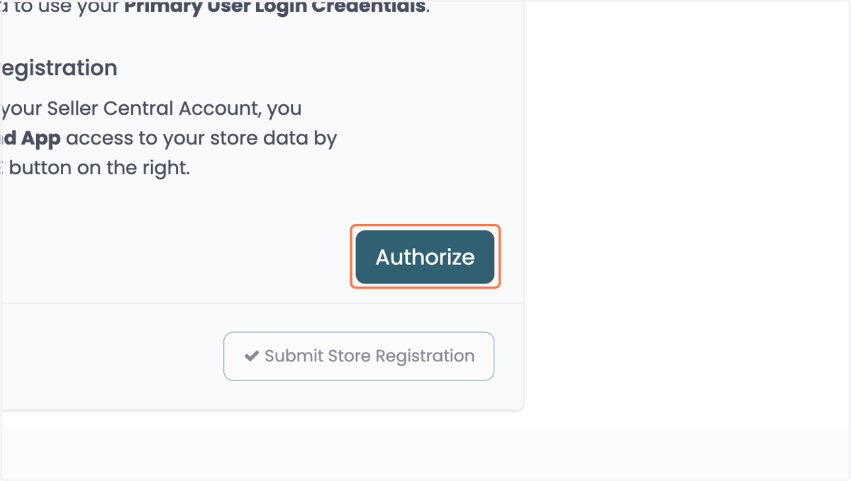 "Authorize"をクリック