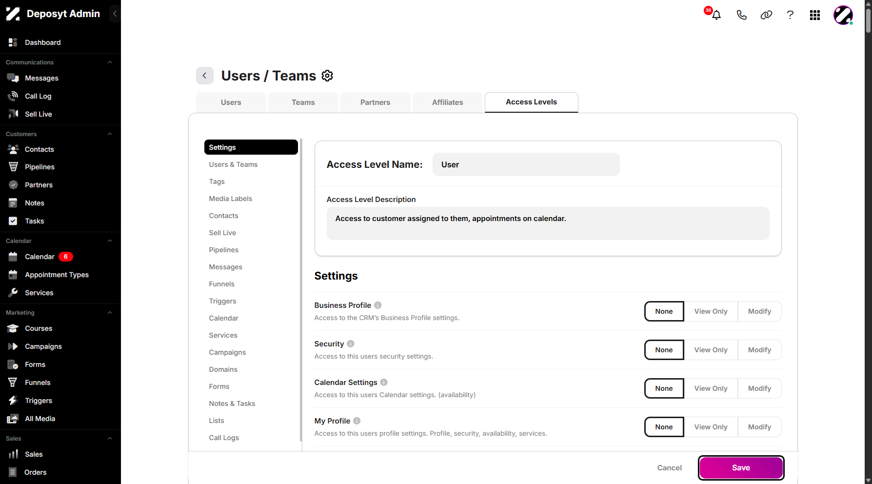Step 9: Once al is set, click Save to apply the changes.