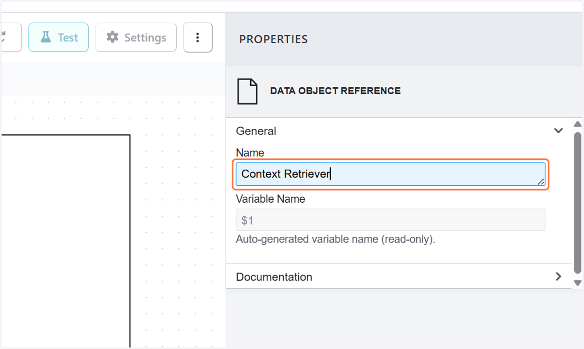 Type "Context Retriever"