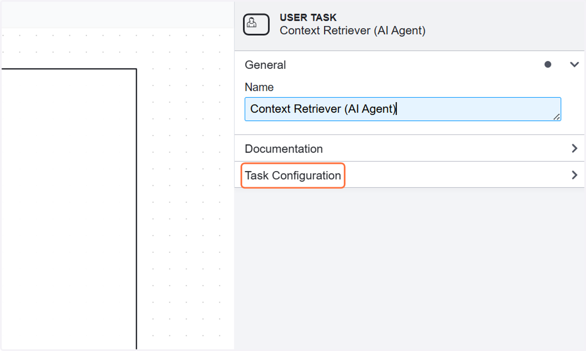 Click on Task Configuration