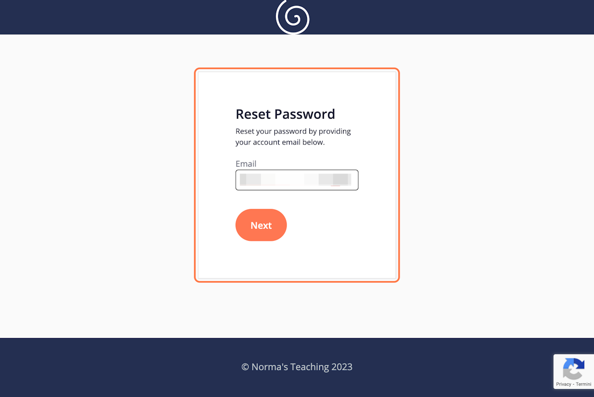 Click on Reset Password…