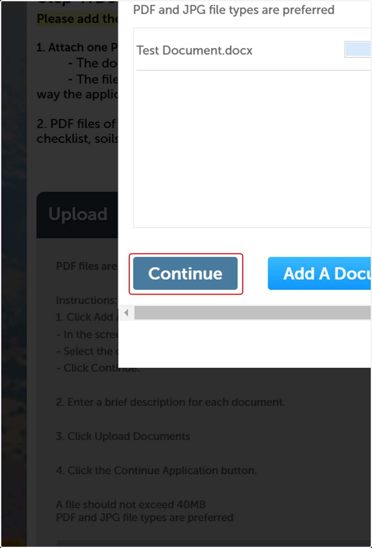 Click on Continue
