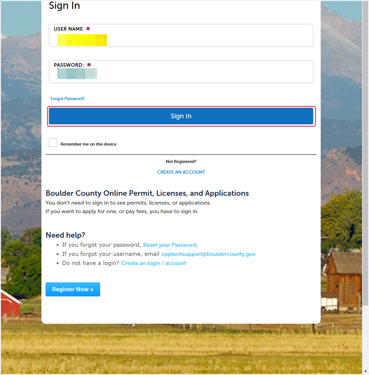 Login
