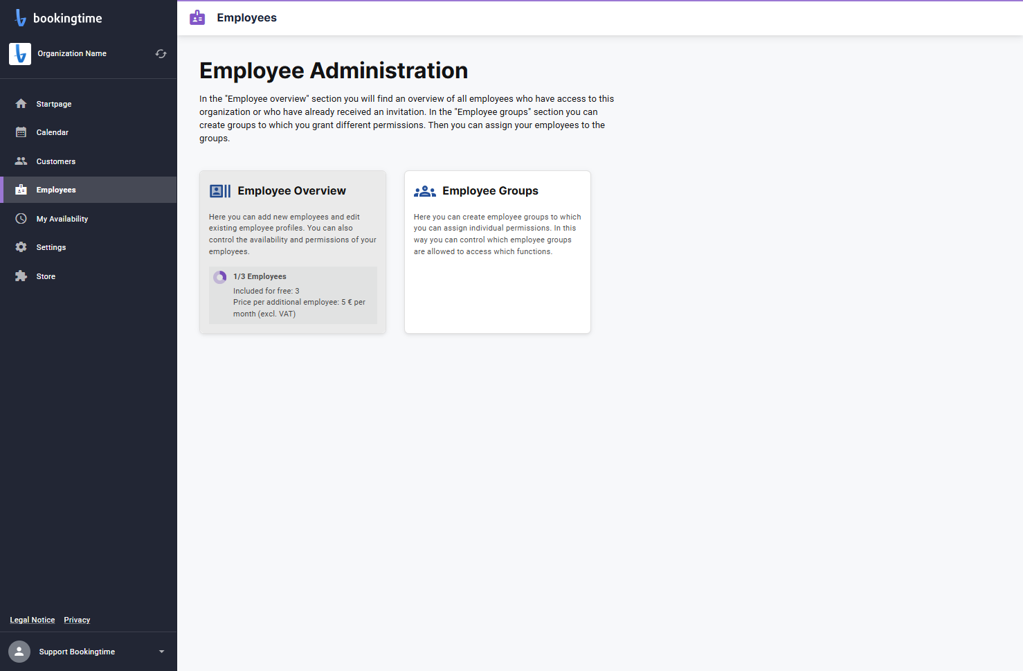 Open the Employee Overview