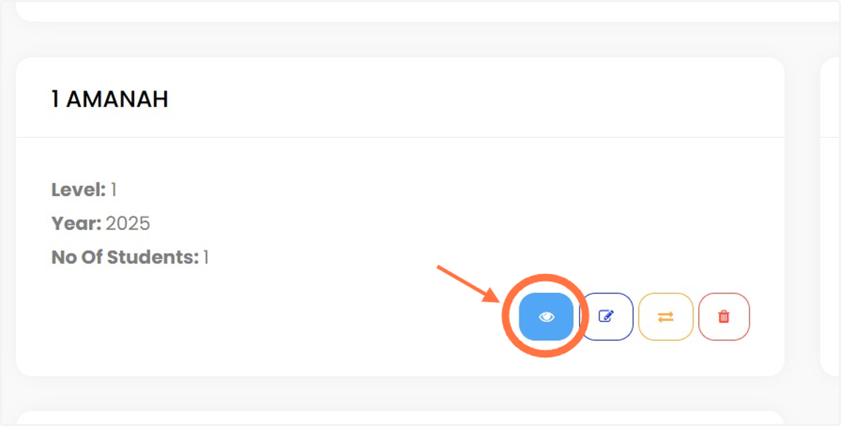 Klik nama kelas atau di ikon mata seperti di bawah.