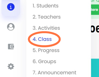 Klik 'Class'.